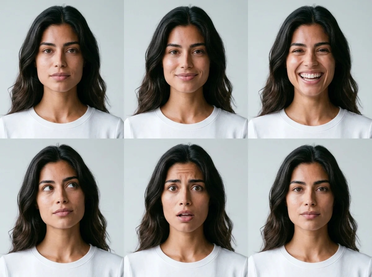 Sofia, AI-generated portrait with a neutral expression